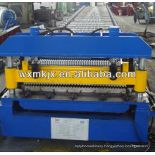 Colored steel arc plate forming machine